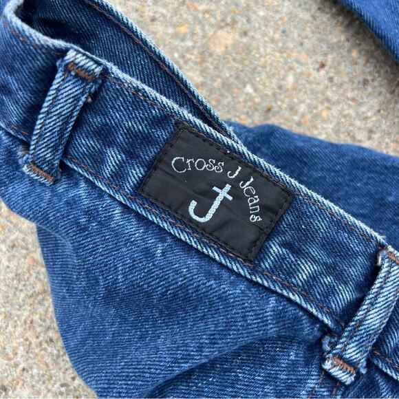 90s Cross J jeans high rise bareback western style with rivet detail down back - Picture 6 of 7